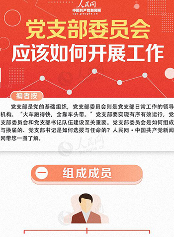 圖解:黨支部委員會應該如何開展工作